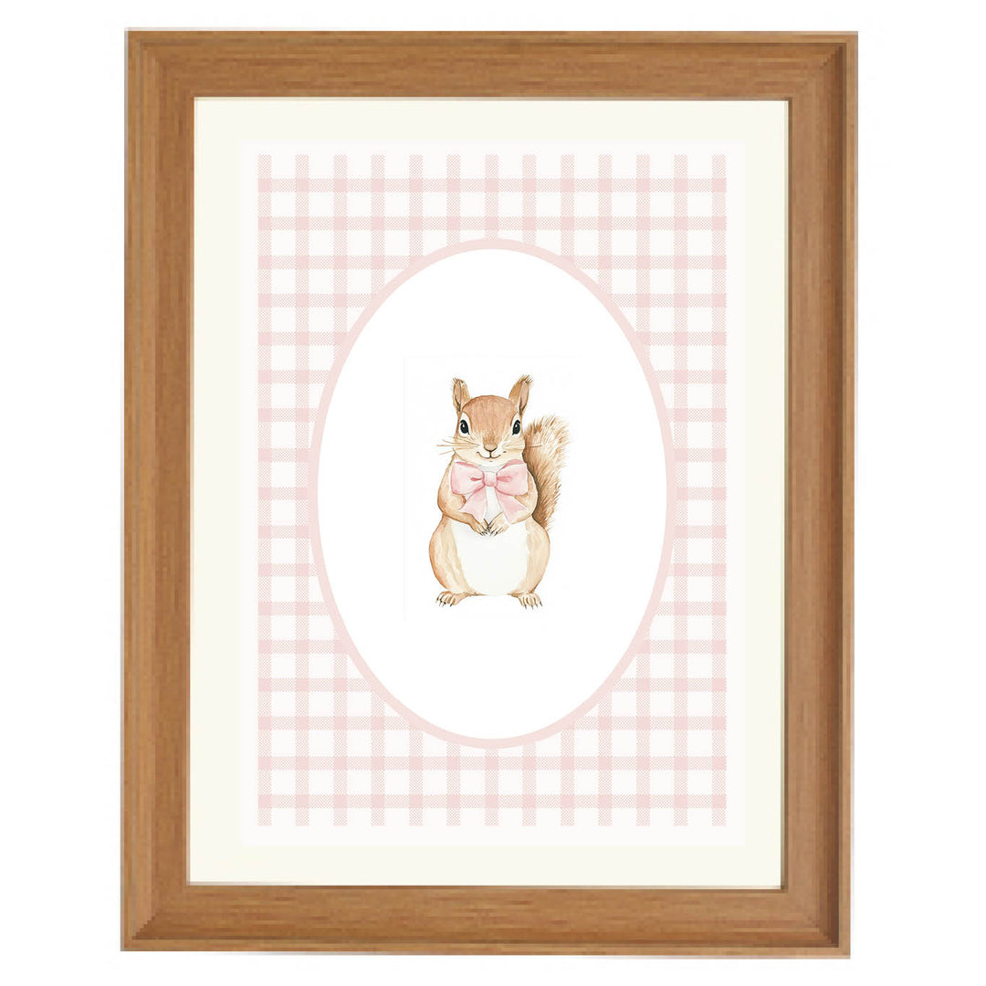 Hazel the Squirrel Art Print