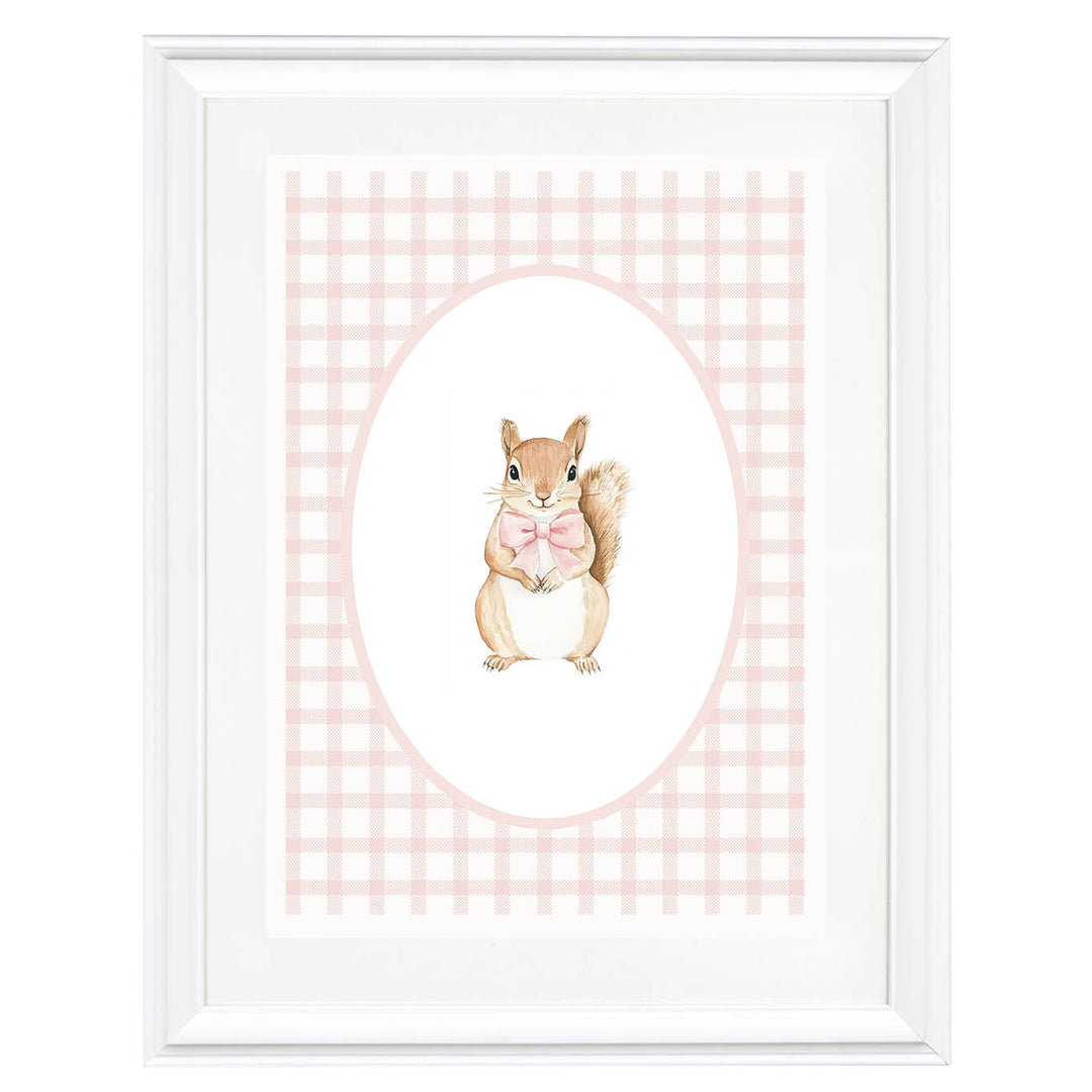 Hazel the Squirrel Art Print