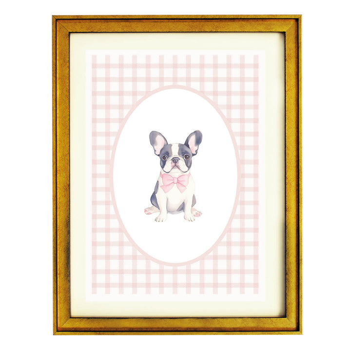 Beau the Bowtie Frenchie Art Print