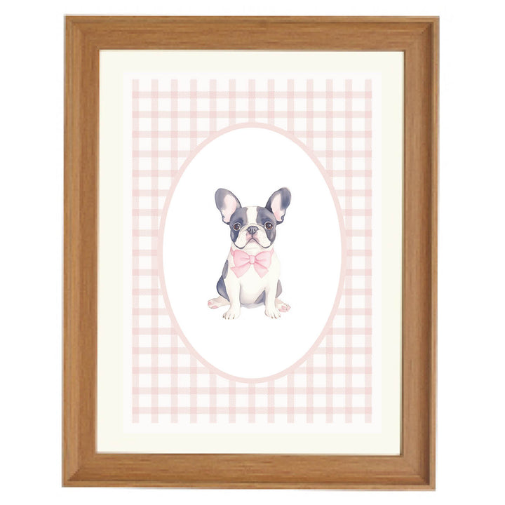 Beau the Bowtie Frenchie Art Print