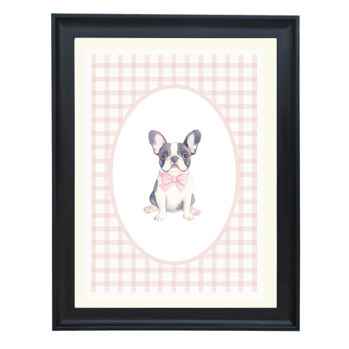 Beau the Bowtie Frenchie Art Print