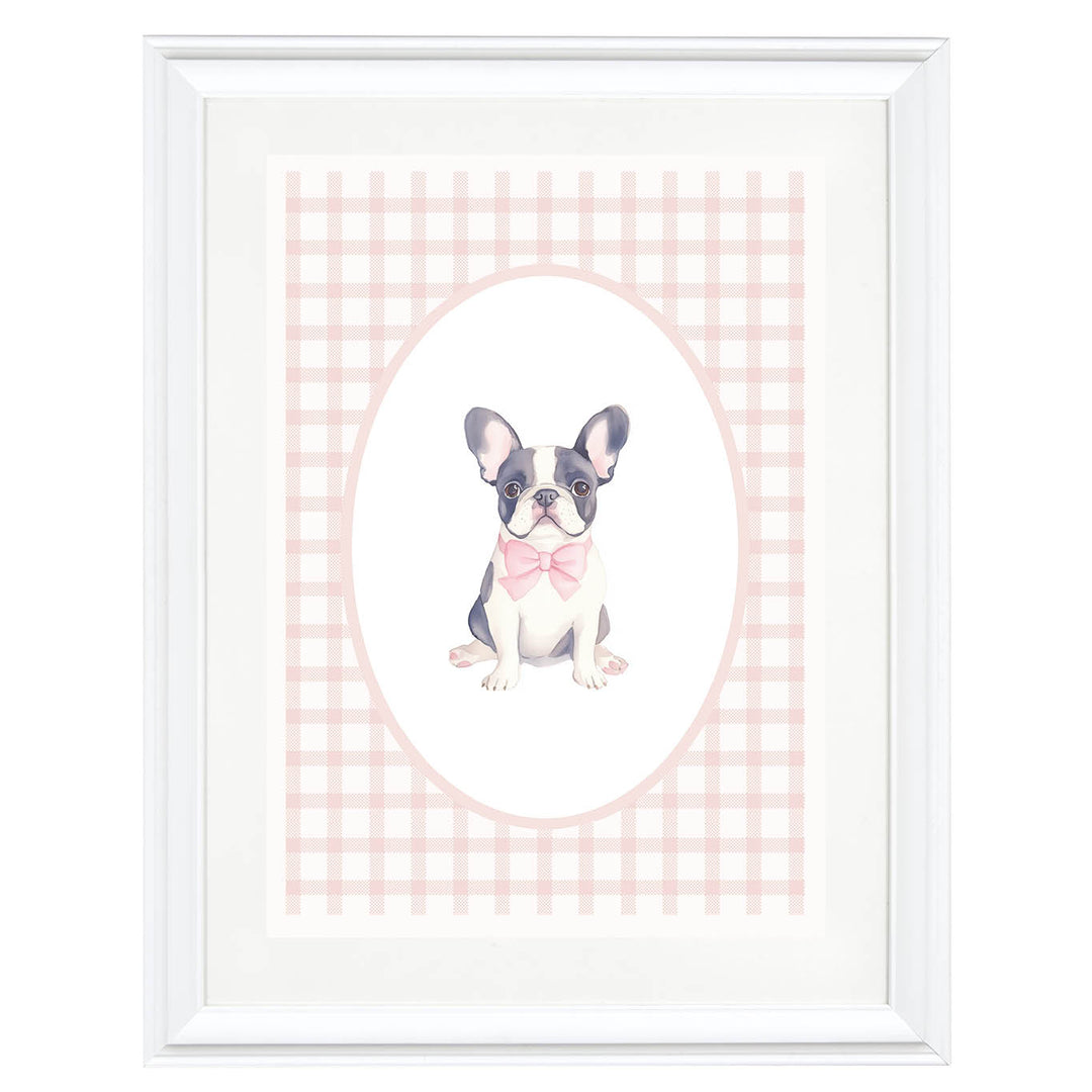 Beau the Bowtie Frenchie Art Print