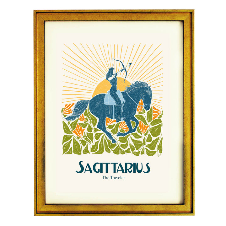 Sagittarius: The Traveler Art Print