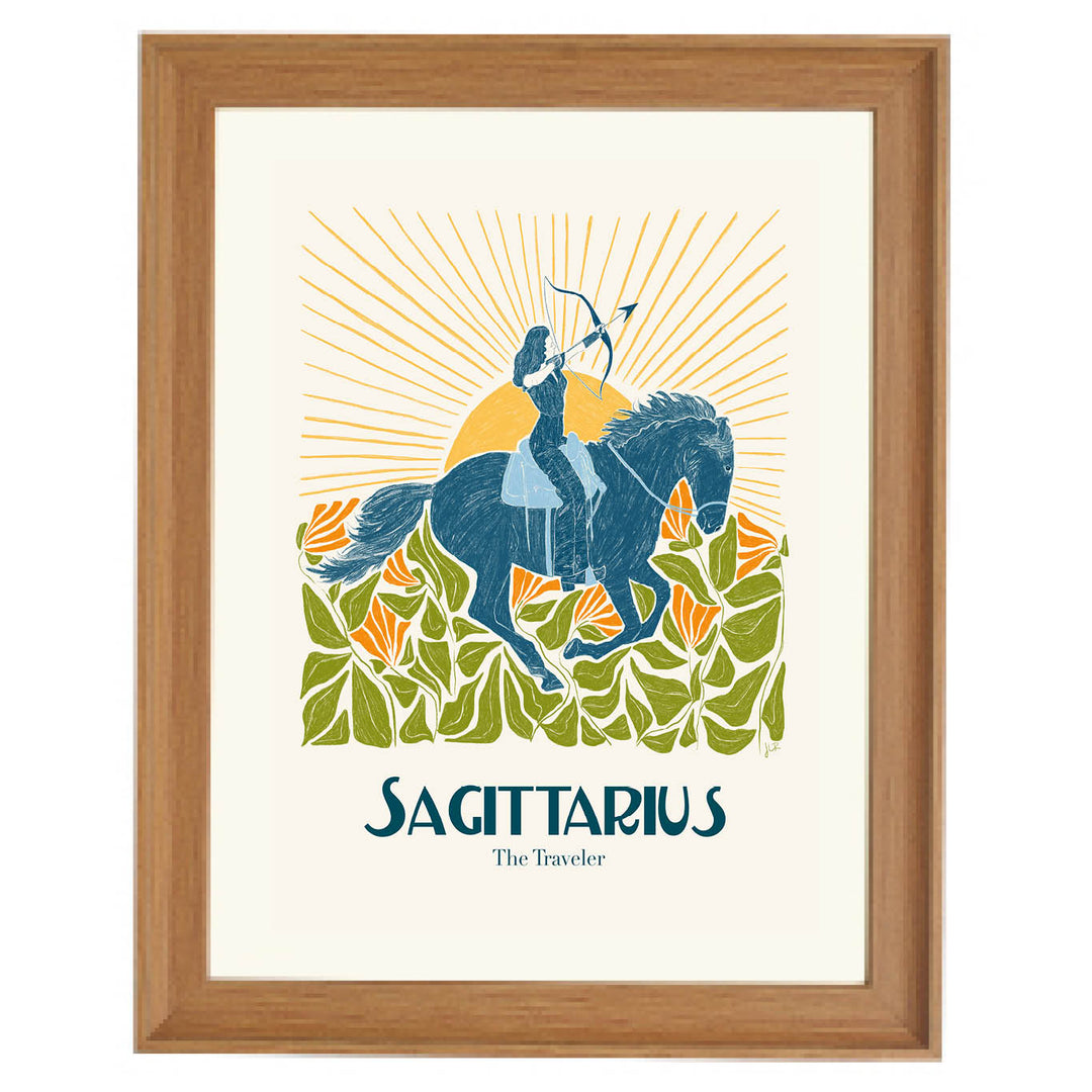 Sagittarius: The Traveler Art Print