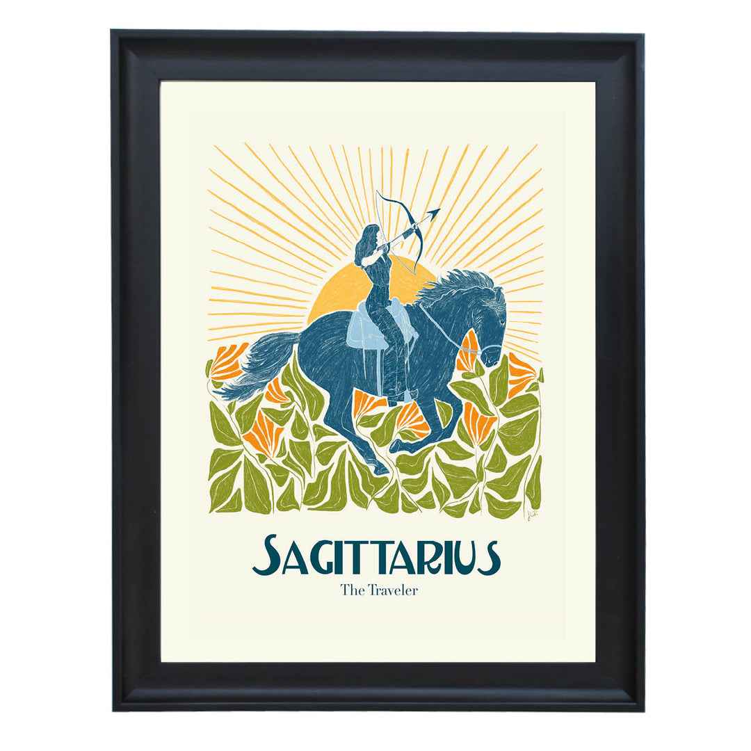 Sagittarius: The Traveler Art Print