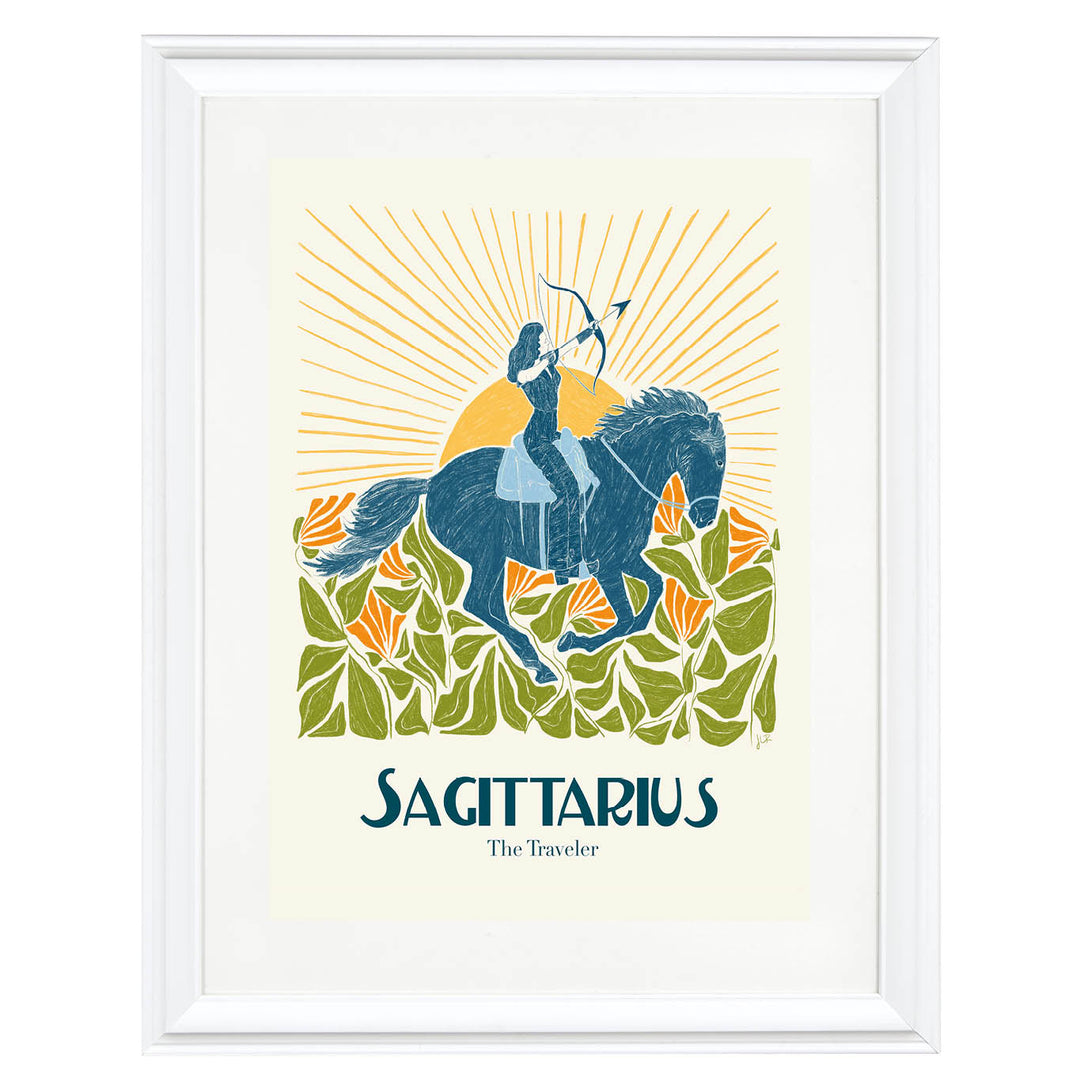 Sagittarius: The Traveler Art Print