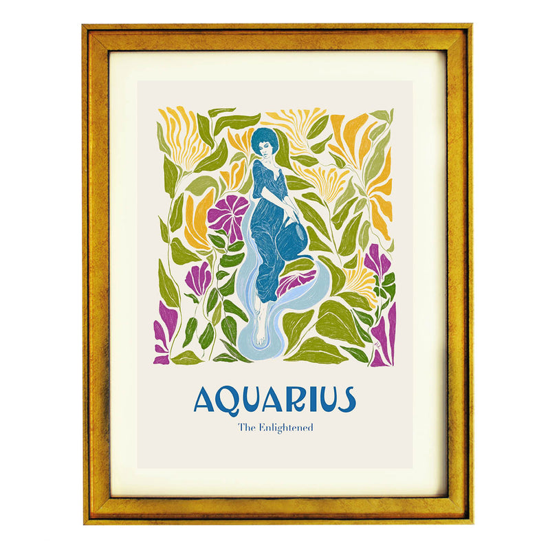 Aquarius: The Enlightened Art Print