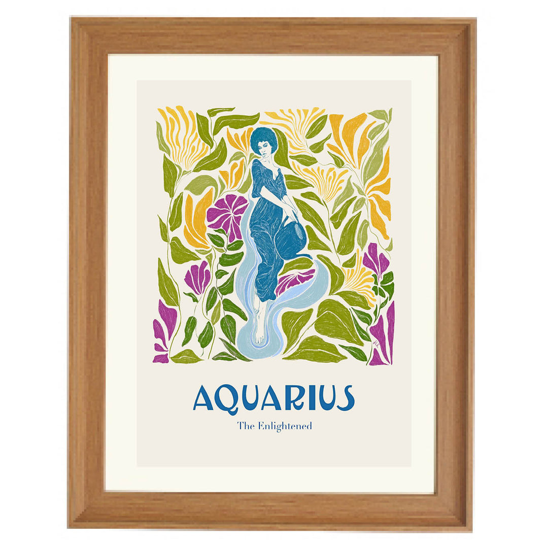 Aquarius: The Enlightened Art Print