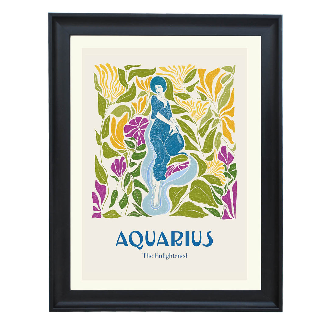 Aquarius: The Enlightened Art Print