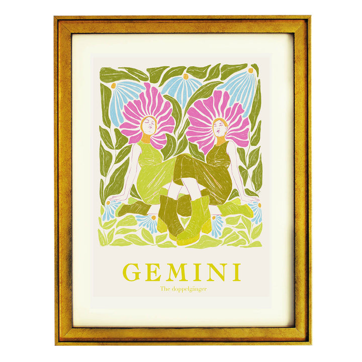 Gemini: The Doppelgänger Art Print