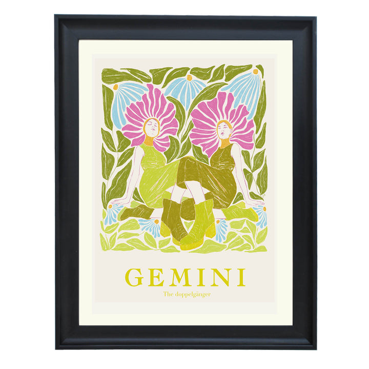 Gemini: The Doppelgänger Art Print