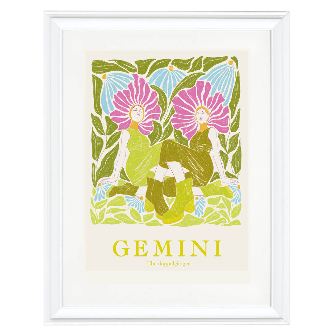 Gemini: The Doppelgänger Art Print