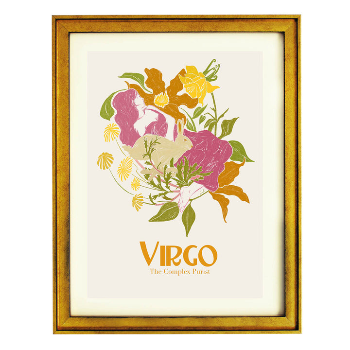 Virgo: The Complex Purist Art Print