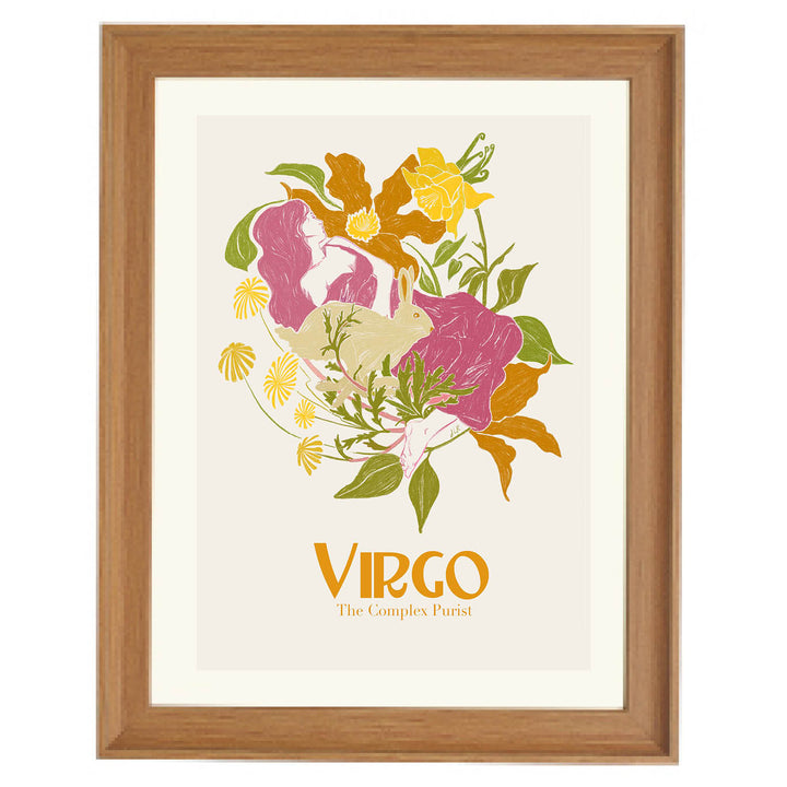 Virgo: The Complex Purist Art Print