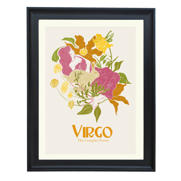 Virgo: The Complex Purist Art Print