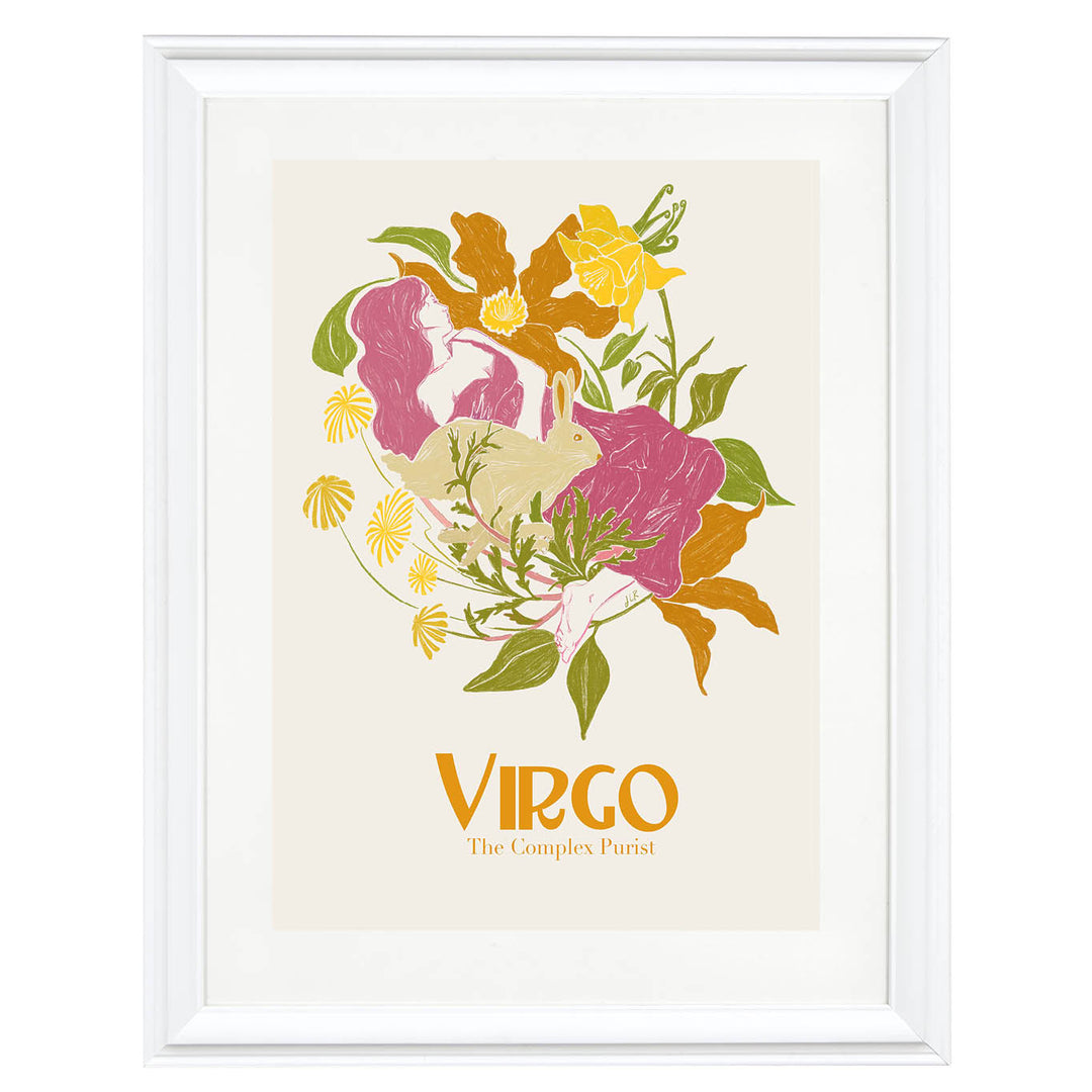 Virgo: The Complex Purist Art Print