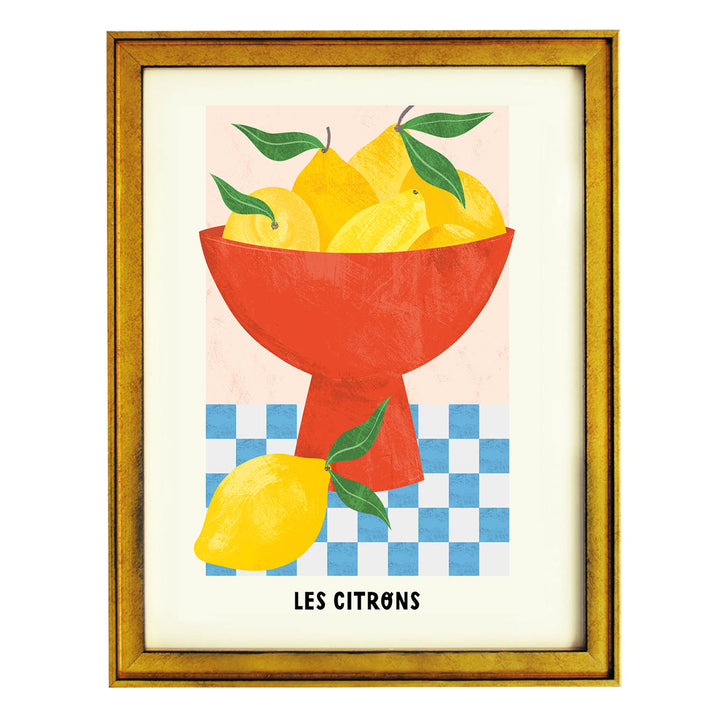 Les Citrons Art Print