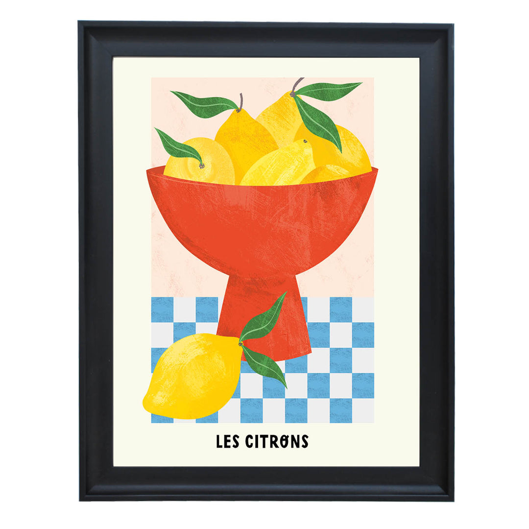 Les Citrons Art Print