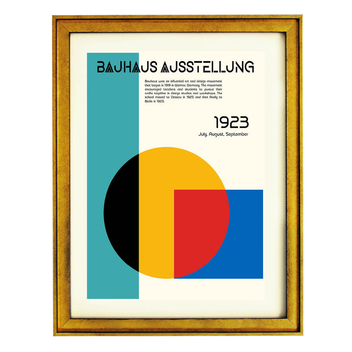 Bauhaus Ausstellung 1923 Art Print