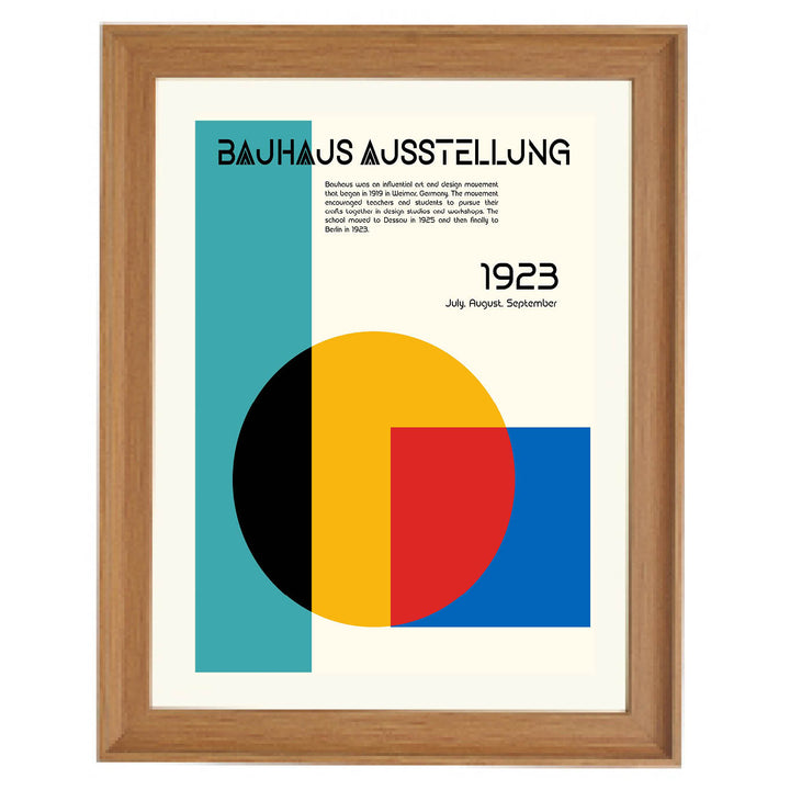 Bauhaus Ausstellung 1923 Art Print