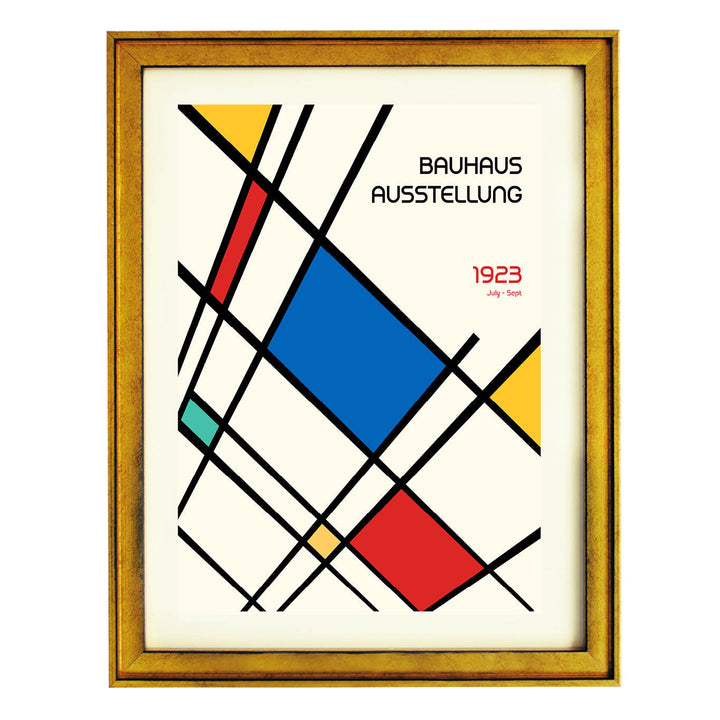 1923 Retro Bauhaus Art Print