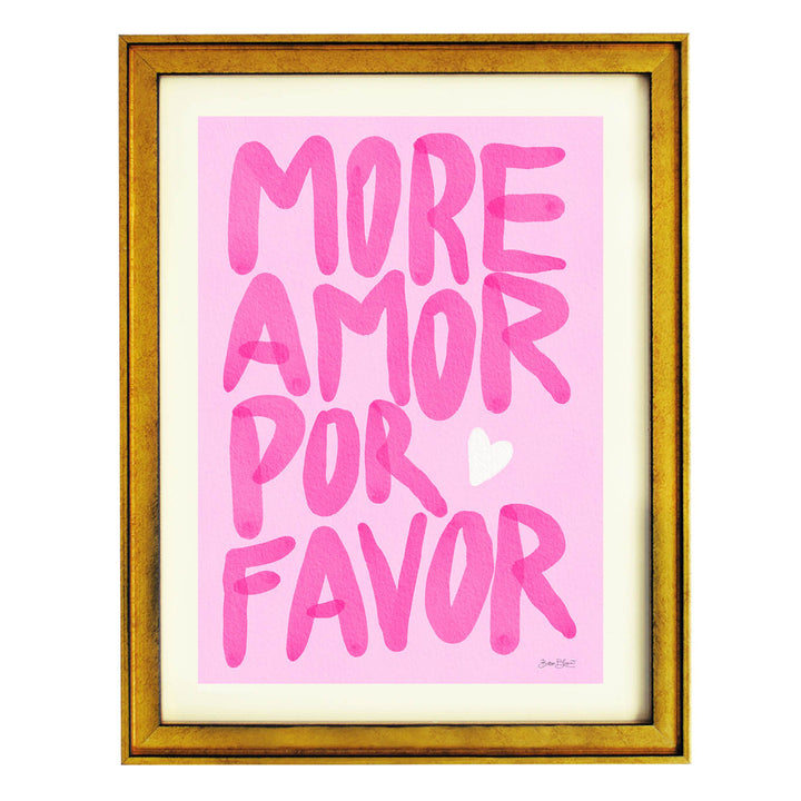 More Amore Por Favor Art Print