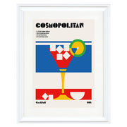 Cosmopolitan Bauhaus Cocktail Art Print