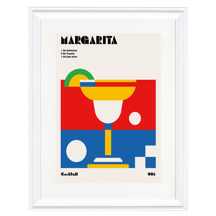 Margarita Bauhaus Cocktail Art Print