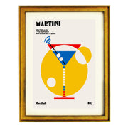 Martini Bauhaus Cocktail Art Print