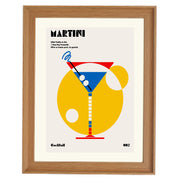 Martini Bauhaus Cocktail Art Print