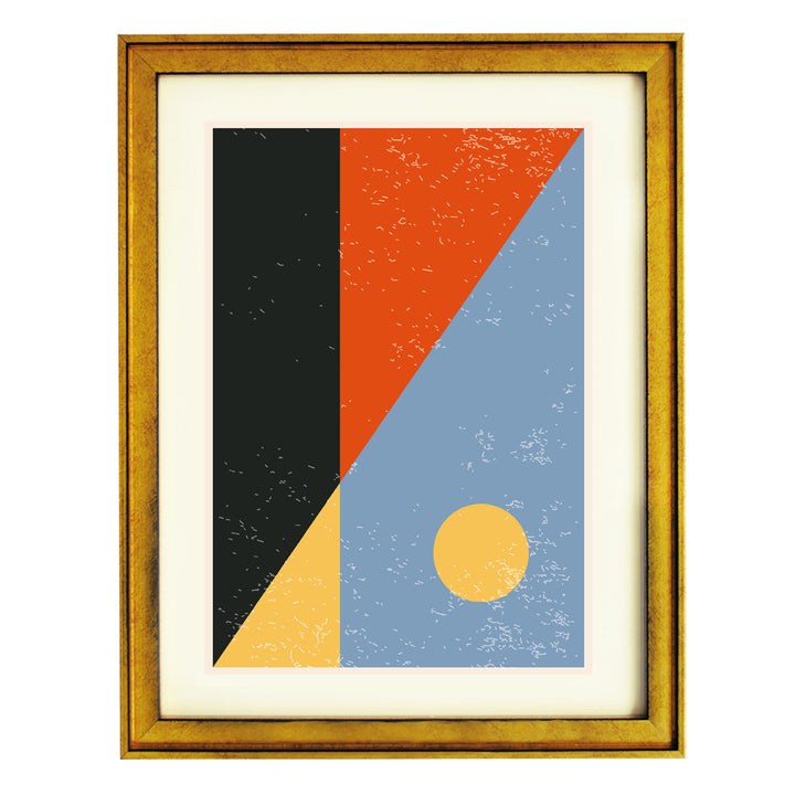 Geometric Sunrise Art Print