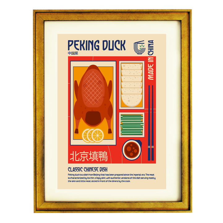 Peking Duck Japanese Food Art Print