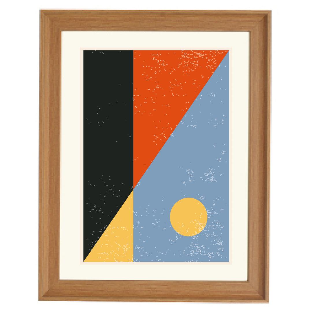 Geometric Sunrise Art Print