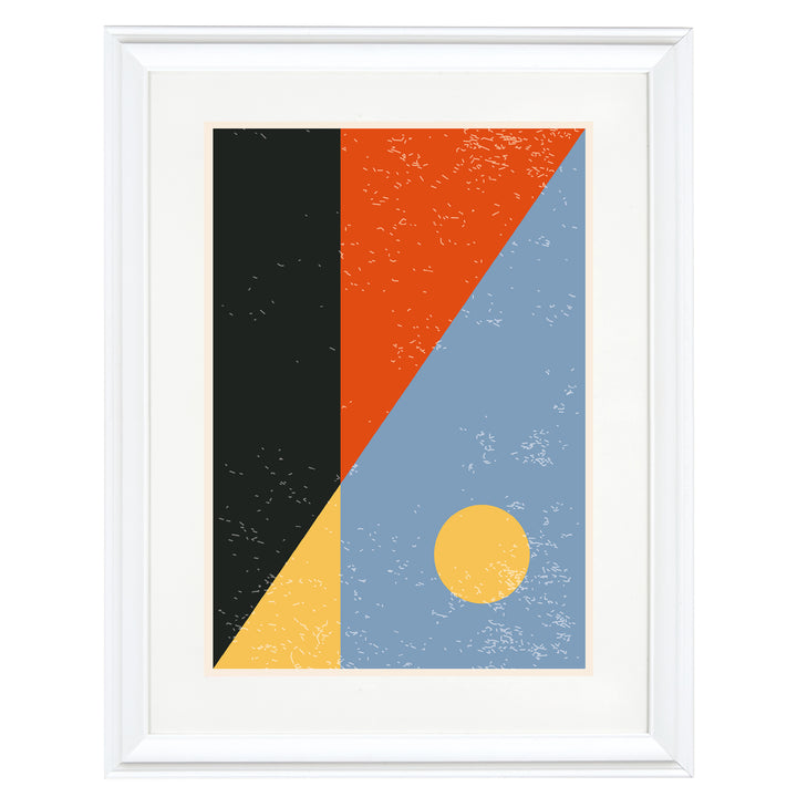 Geometric Sunrise Art Print