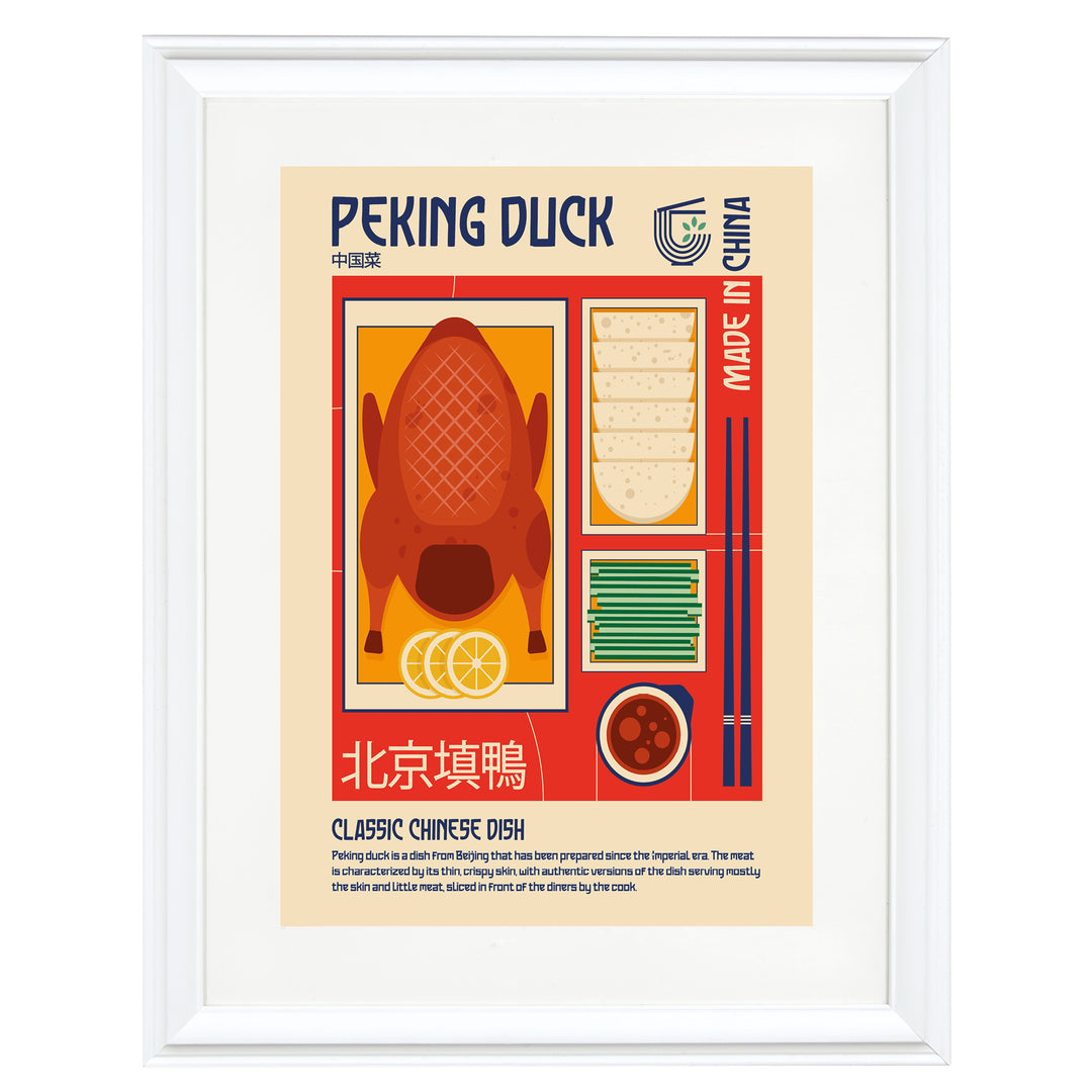 Peking Duck Japanese Food Art Print