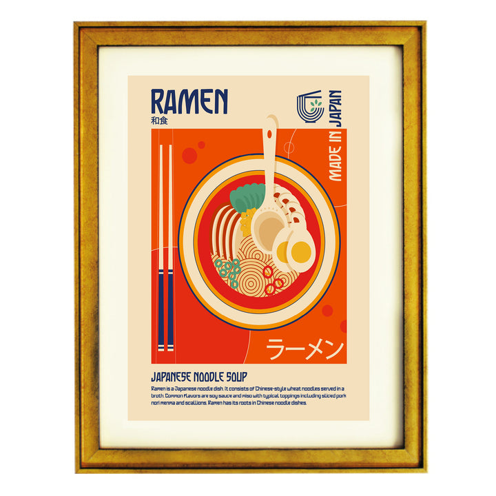 Ramen Japanese Food Art Print