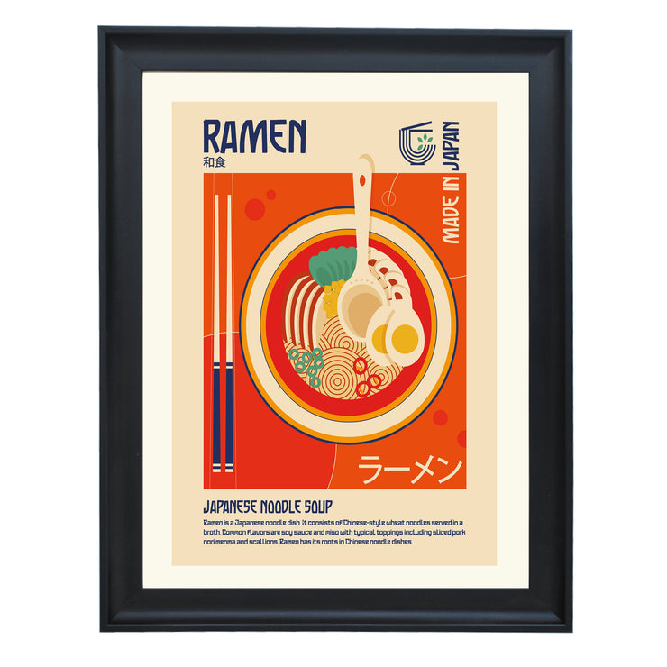 Ramen Japanese Food Art Print