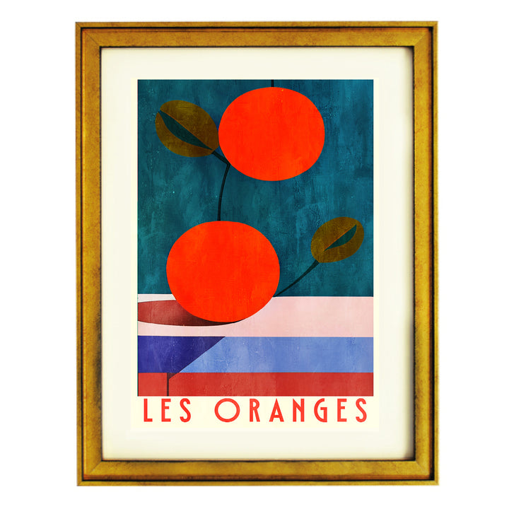 Les Oranges Art Print