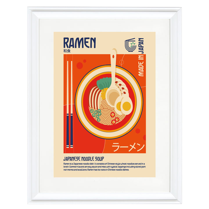 Ramen Japanese Food Art Print