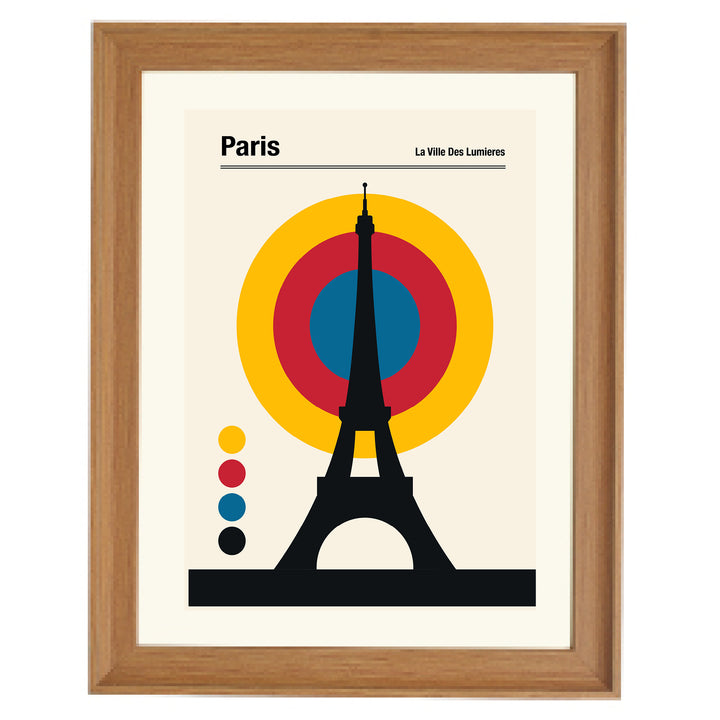 Paris by Retrodrome Art Print