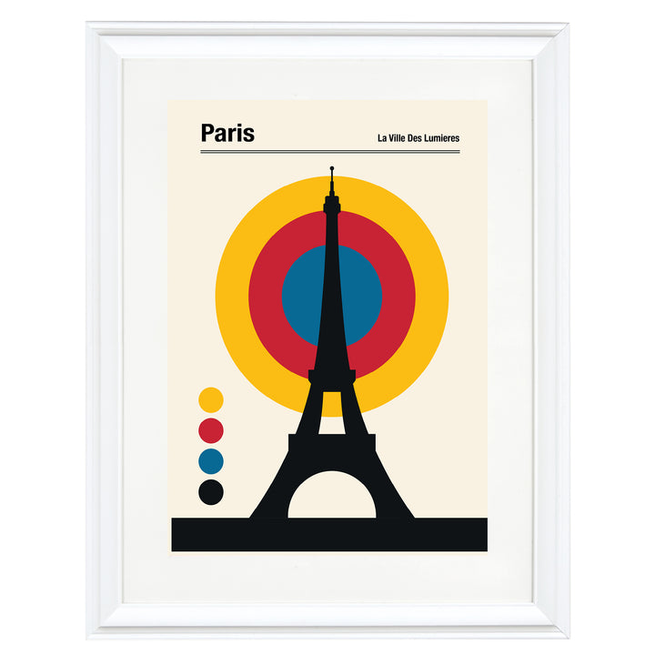 Paris by Retrodrome Art Print