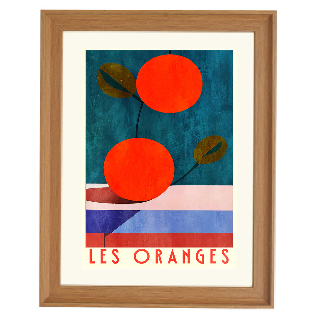 Les Oranges Art Print