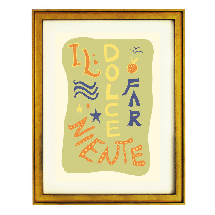 La Dolce Far Niente Art Print