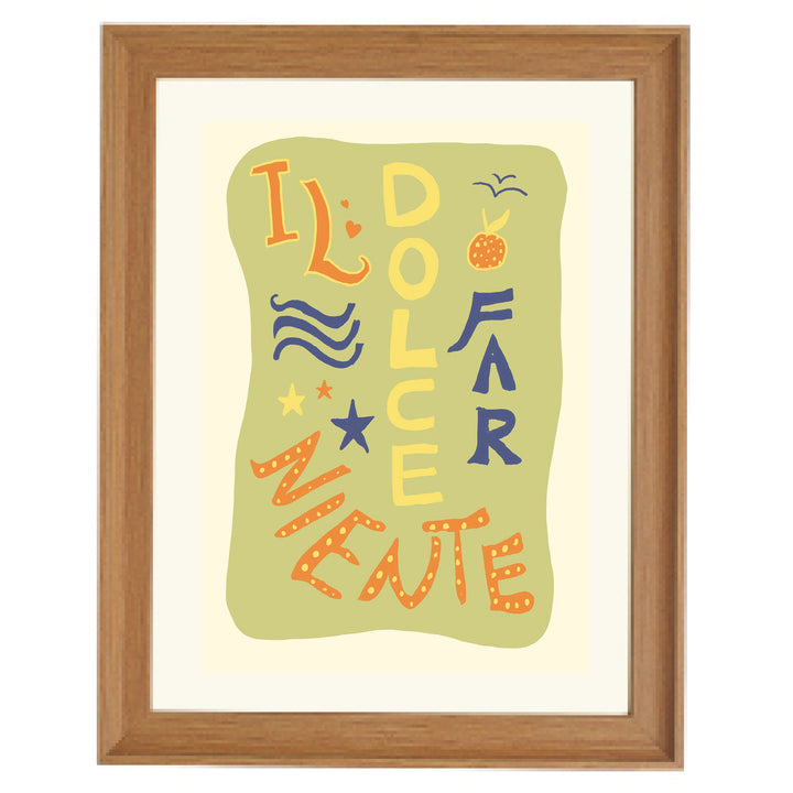 La Dolce Far Niente Art Print