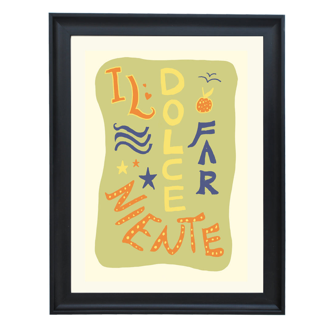 La Dolce Far Niente Art Print