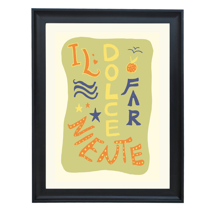 La Dolce Far Niente Art Print