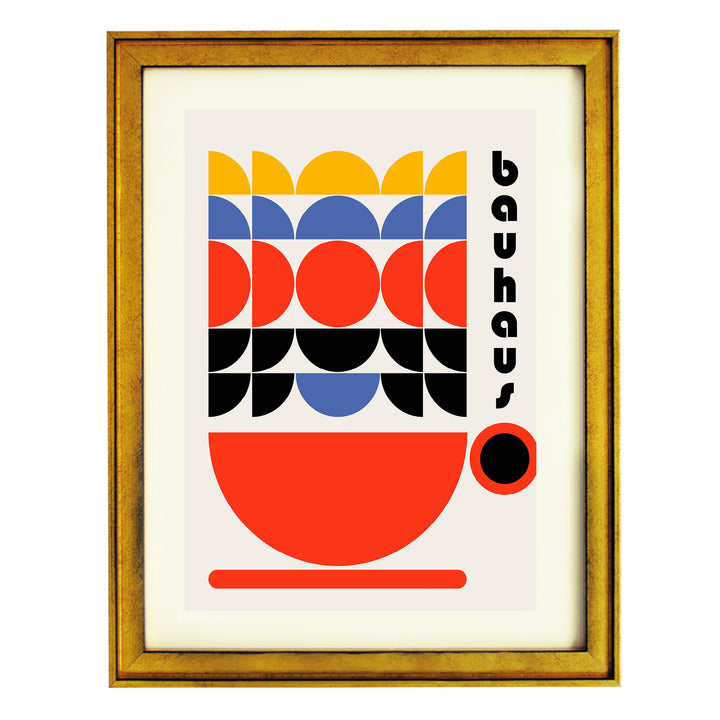 The Bauhaus Capuccino Art Print