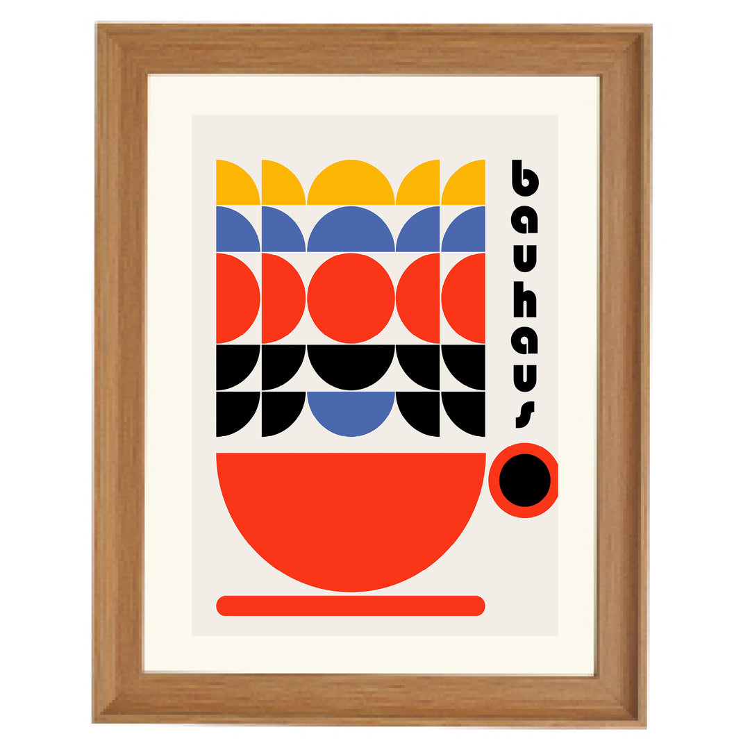 The Bauhaus Capuccino Art Print