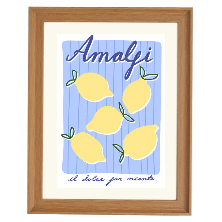 Amalfi Lemons Art Print