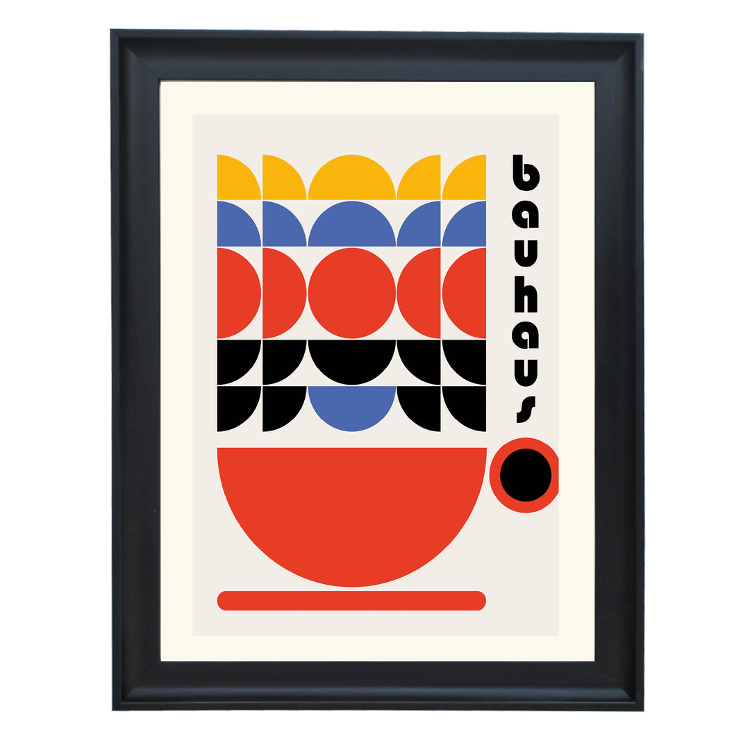 The Bauhaus Capuccino Art Print